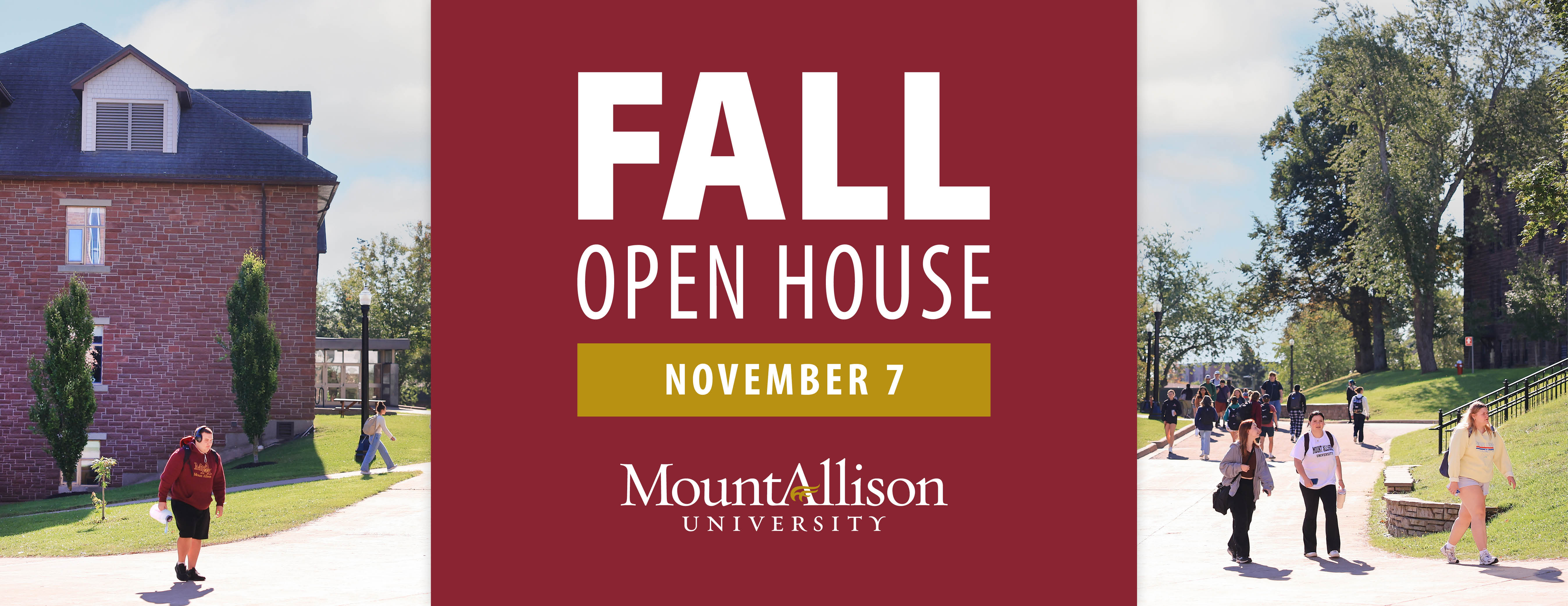 Fall Open House at Mount Allison University on November 7, 2025